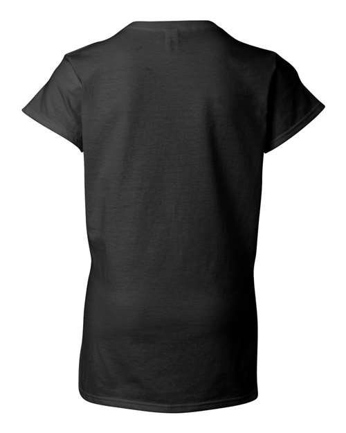 Gildan Softstyle® Women’s V-Neck T-Shirt 64V00L Custom Embroidered Business Logo