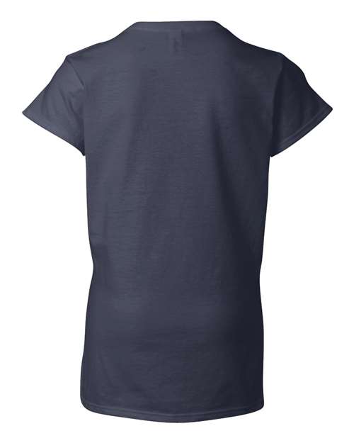 Gildan Softstyle® Women’s V-Neck T-Shirt 64V00L Custom Embroidered Business Logo