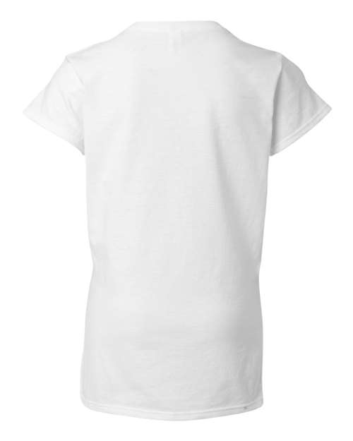Gildan Softstyle® Women’s V-Neck T-Shirt 64V00L Custom Embroidered Business Logo