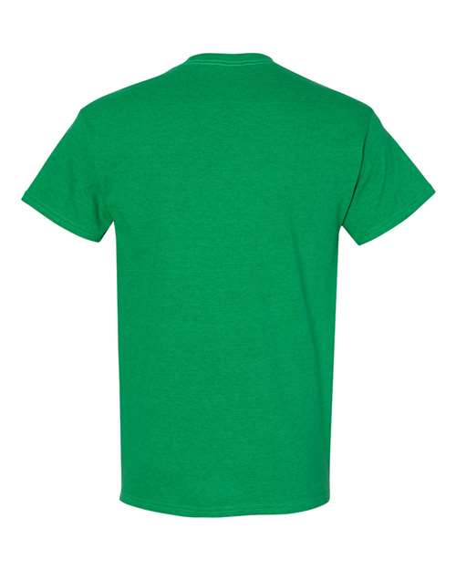 Gildan USA-Made Fine Jersey T-Shirt 5000 Antique Irish Green Custom Embroidered Business Logo