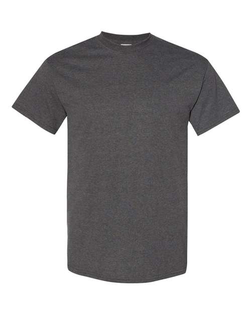 Gildan USA-Made Fine Jersey T-Shirt 5000 Tweed Custom Embroidered Business Logo