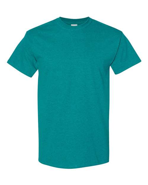 Gildan USA-Made Fine Jersey T-Shirt 5000 Antique Irish Green Custom Embroidered Business Logo