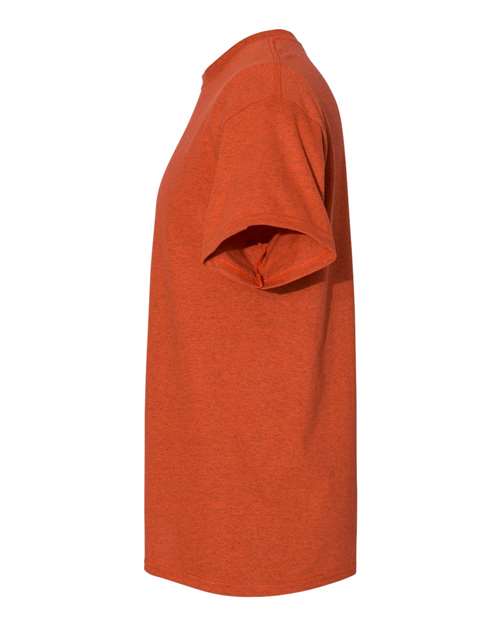 Gildan USA-Made Fine Jersey T-Shirt 5000 Antique Orange Custom Embroidered Business Logo