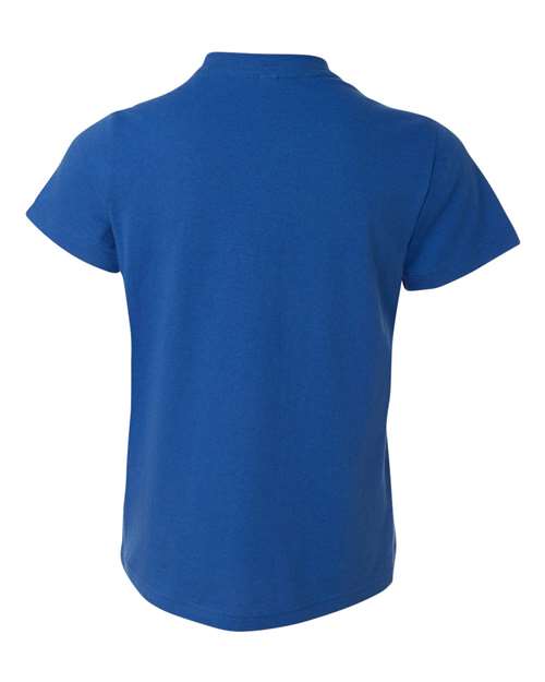 BELLA + CANVAS Youth Jersey Tee 3001Y Toast Custom Embroidered Business Logo