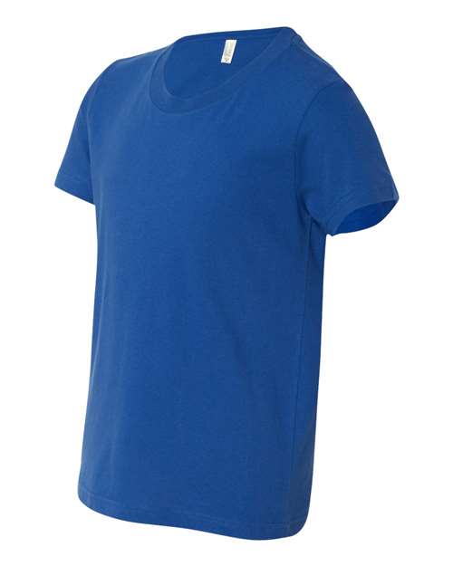 BELLA + CANVAS Youth Jersey Tee 3001Y Toast Custom Embroidered Business Logo