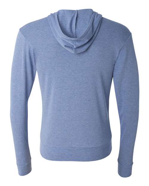 BELLA + CANVAS Triblend Lightweight Full-Zip Hooded Long Sleeve Tee 3939