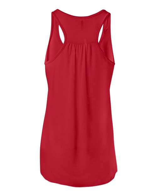 BELLA + CANVAS Women's Flowy Racerback Tank 8800 Red