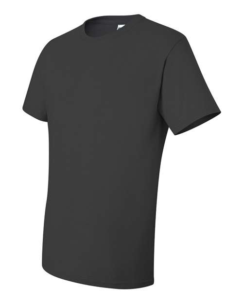 JERZEES Dri-Power® 50/50 T-Shirt 29MR Charcoal Grey Custom Embroidered Business Logo