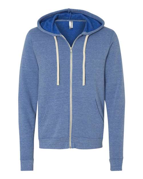 BELLA + CANVAS Triblend Sponge Fleece Full-Zip Hoodie 3909