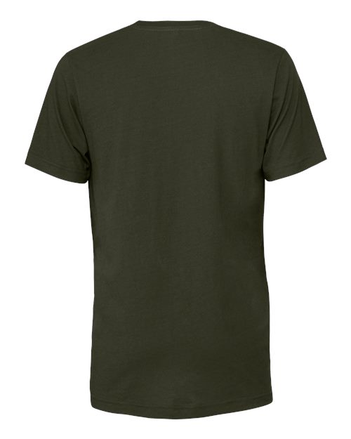 BELLA + CANVAS Jersey Tee 3001 Dark Olive Custom Embroidered Business Logo