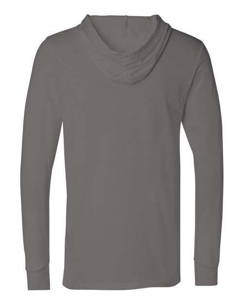 BELLA + CANVAS Jersey Hooded Long Sleeve Tee 3512