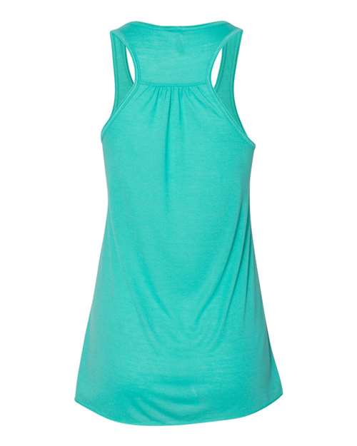 BELLA + CANVAS Women's Flowy Racerback Tank 8800 Teal