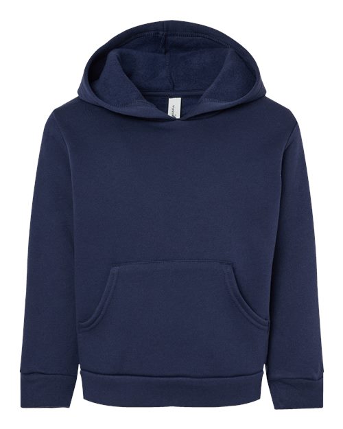 BELLA + CANVAS Toddler Sponge Fleece Pullover Hoodie 3719T Custom Embroidered Business Logo