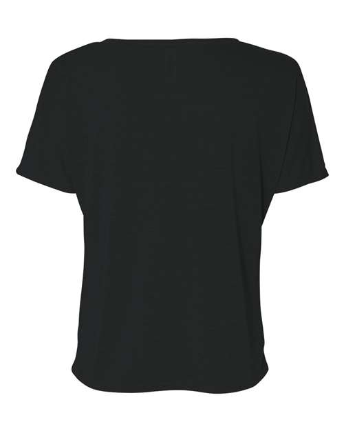 BELLA + CANVAS Women’s Slouchy V-Neck Tee 8815 Custom Embroidered Business Logo