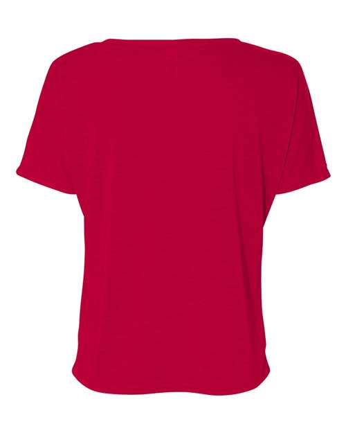 BELLA + CANVAS Women’s Slouchy V-Neck Tee 8815 Custom Embroidered Business Logo