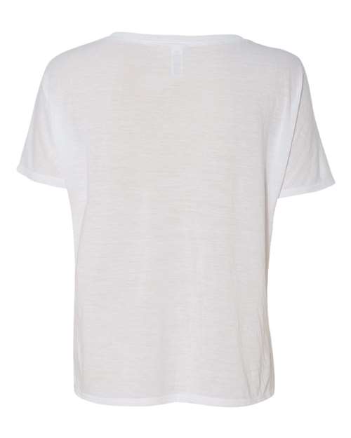 BELLA + CANVAS Women’s Slouchy V-Neck Tee 8815 Custom Embroidered Business Logo