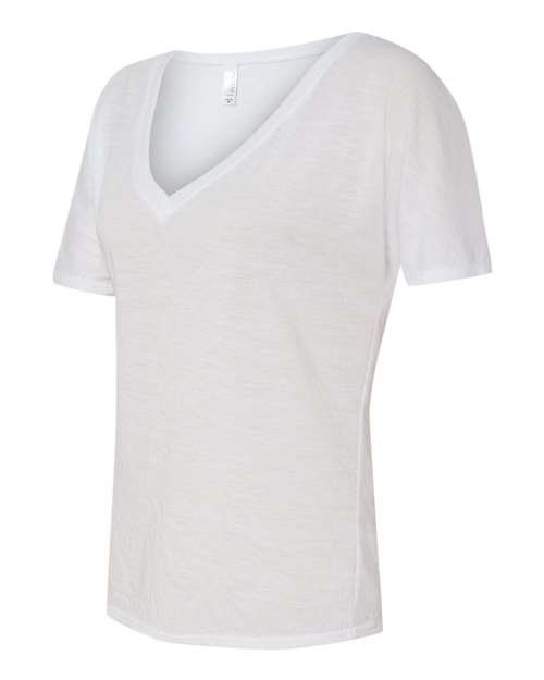 BELLA + CANVAS Women’s Slouchy V-Neck Tee 8815 Custom Embroidered Business Logo