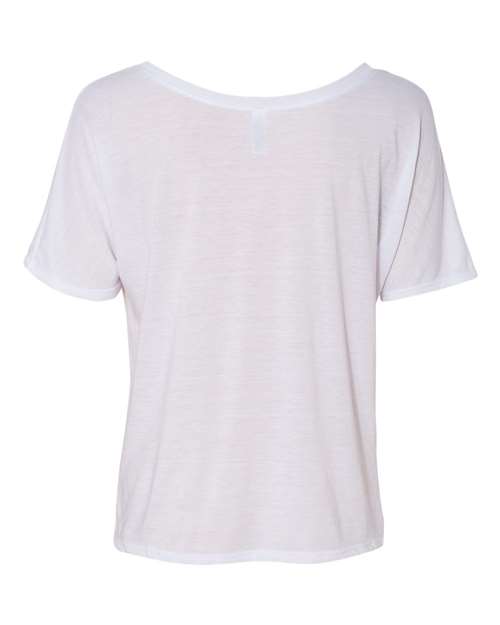 BELLA + CANVAS Women’s Slouchy Tee 8816 Custom Embroidered Business Logo