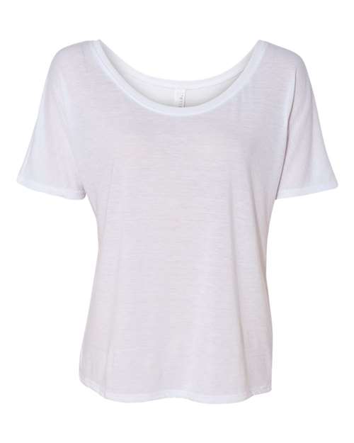 BELLA + CANVAS Women’s Slouchy Tee 8816 Custom Embroidered Business Logo