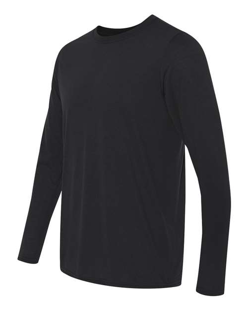 Gildan Performance® Long Sleeve T-Shirt 42400 Custom Embroidered Business Logo