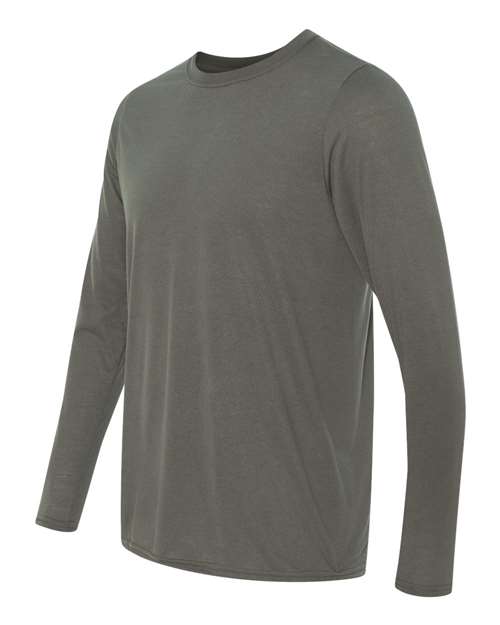 Gildan Performance® Long Sleeve T-Shirt 42400 Custom Embroidered Business Logo