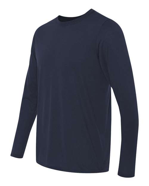 Gildan Performance® Long Sleeve T-Shirt 42400 Custom Embroidered Business Logo