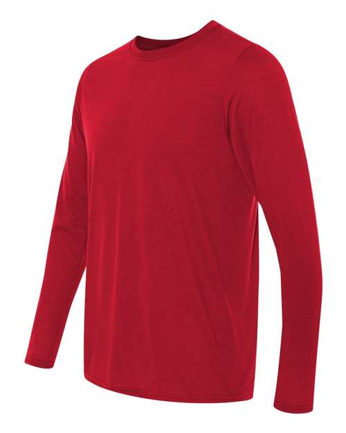 Gildan Performance® Long Sleeve T-Shirt 42400 Custom Embroidered Business Logo