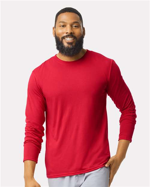 Custom Embroidered Gildan Performance® Long Sleeve T-Shirt 42400