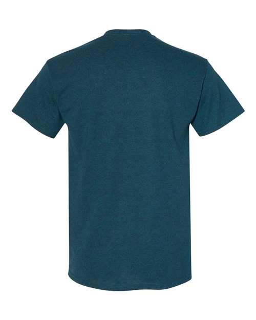 Gildan USA-Made Fine Jersey T-Shirt 5000 Maroon Custom Embroidered Business Logo