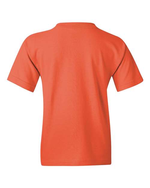 Gildan Heavy Cotton™ Youth T-Shirt 5000B Cobalt Custom Embroidered Business Logo