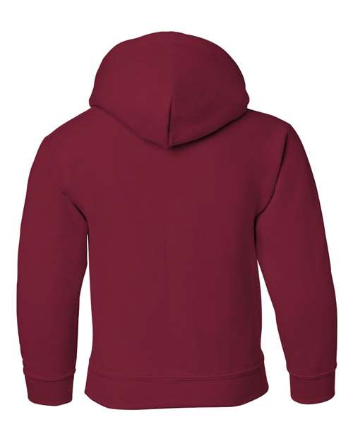 Gildan Heavy Blend™ Youth Hooded Sweatshirt 18500B Custom Embroidered Business Logo