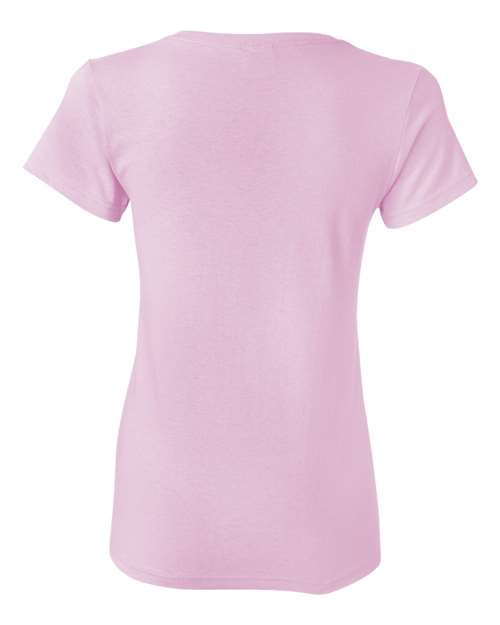 Gildan Heavy Cotton™ Women’s T-Shirt 5000L Light Pink Custom Embroidered Business Logo