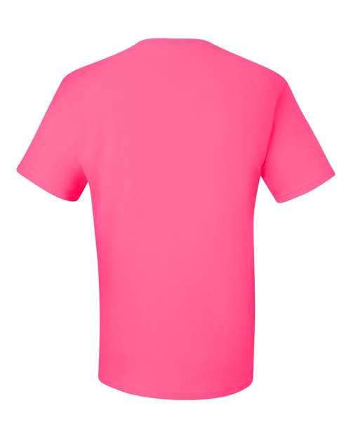 JERZEES Dri-Power® 50/50 T-Shirt 29MR Neon Green Custom Embroidered Business Logo