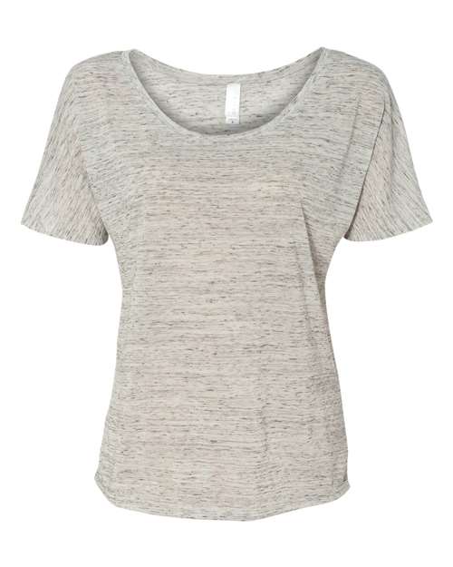 BELLA + CANVAS Women’s Slouchy Tee 8816 Custom Embroidered Business Logo
