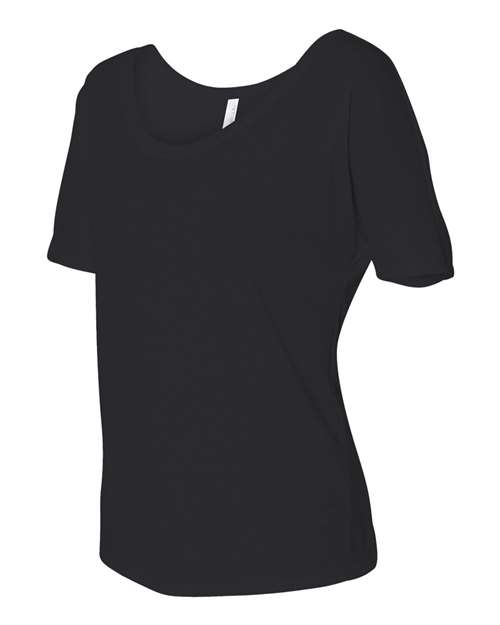 BELLA + CANVAS Women’s Slouchy Tee 8816 Custom Embroidered Business Logo