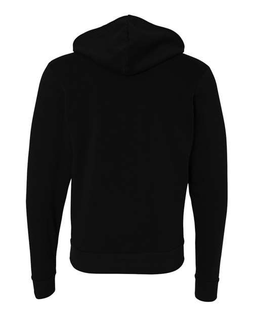 BELLA + CANVAS Sponge Fleece Full-Zip Hoodie 3739 Black