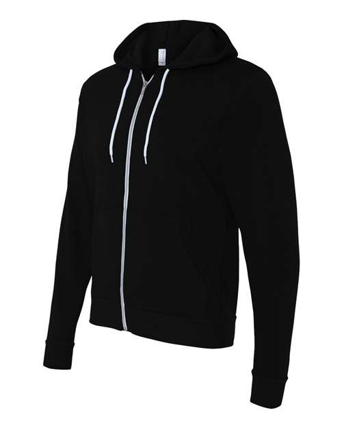 BELLA + CANVAS Sponge Fleece Full-Zip Hoodie 3739 Black