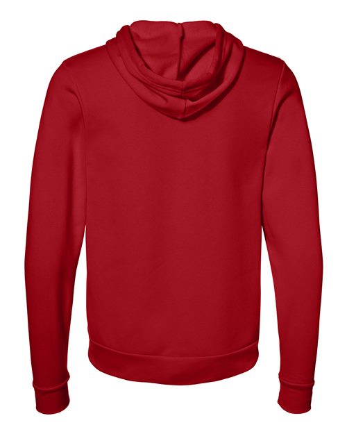 BELLA + CANVAS USA-Made High Visibility Hooded Sweatshirt 3739 Pink Custom Embroidered Business Logo