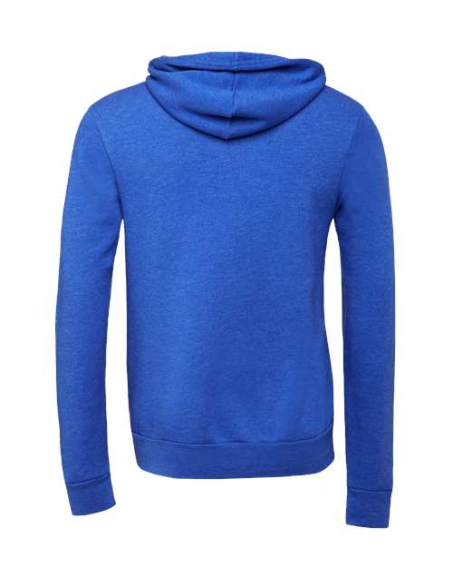 BELLA + CANVAS USA-Made High Visibility Hooded Sweatshirt 3739 Team Purple Custom Embroidered Business Logo