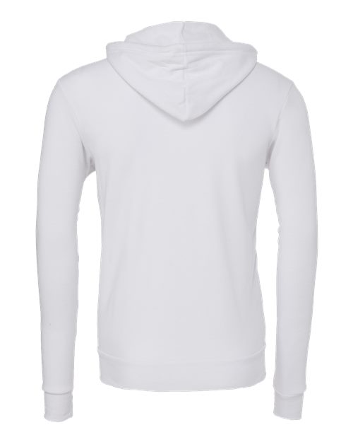 BELLA + CANVAS USA-Made High Visibility Hooded Sweatshirt 3739 Vintage White Custom Embroidered Business Logo