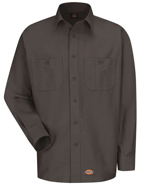 Dickies Long Sleeve Work Shirt WS10 Custom Embroidered Business Logo