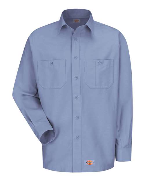 Dickies Long Sleeve Work Shirt WS10 Custom Embroidered Business Logo