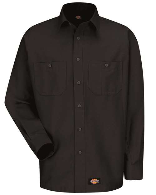 Dickies Long Sleeve Work Shirt WS10 Custom Embroidered Business Logo