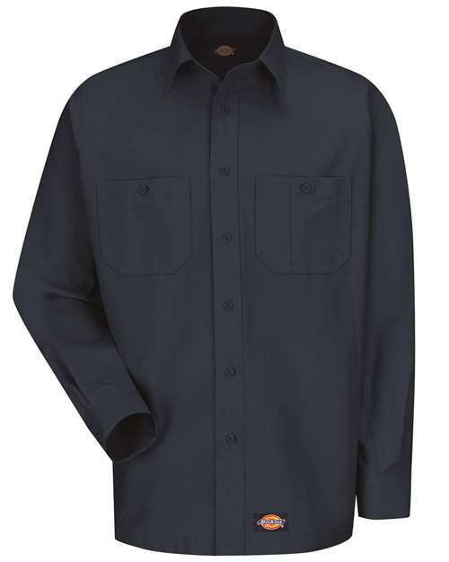 Dickies Long Sleeve Work Shirt - Tall Sizes WS10T Custom Embroidered Business Logo