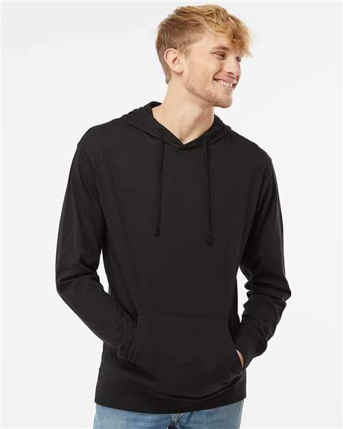 Custom Embroidered Independent Trading Co. Lightweight Hooded Pullover T-Shirt SS150J