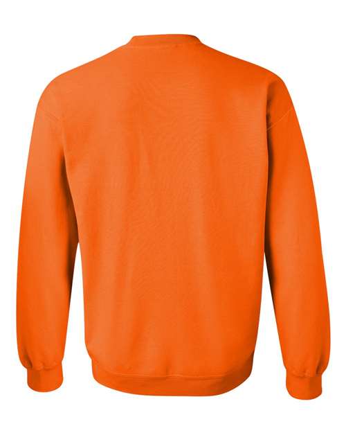 Gildan Heavy Blend™ Crewneck Sweatshirt 18000 Safety Green Custom Embroidered Business Logo