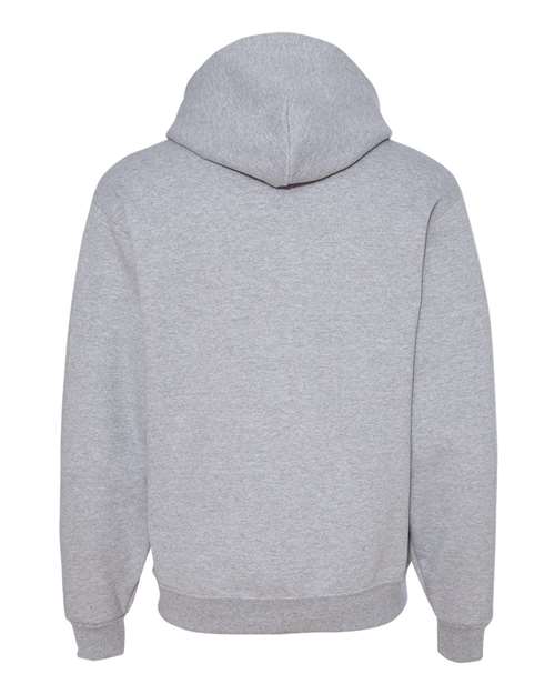 JERZEES NuBlend® Hooded Sweatshirt 996MR Athletic Heather Custom Embroidered Business Logo