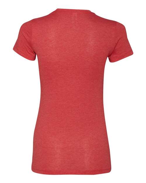 BELLA + CANVAS Women's Slim Fit Tee 6004 Heather Red