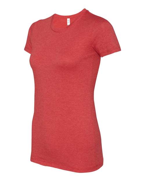 BELLA + CANVAS Women's Slim Fit Tee 6004 Heather Red