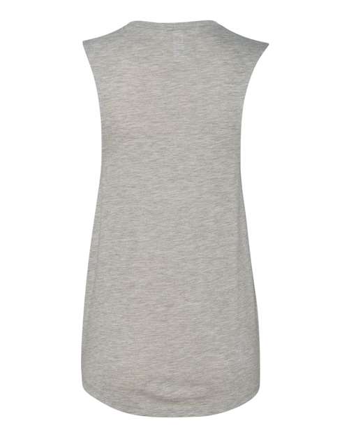 BELLA + CANVAS Women's Flowy Scoop Muscle Tank 8803 Athletic Heather